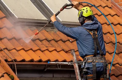 Démoussage et hydrofuge de toiture à Pessines